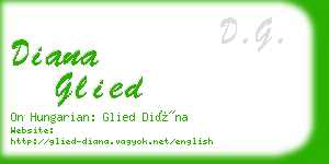 diana glied business card